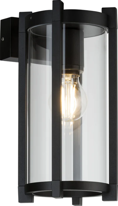 Knightsbridge OLG1W 230V IP54 E27 Cylinder Outdoor Wall Light