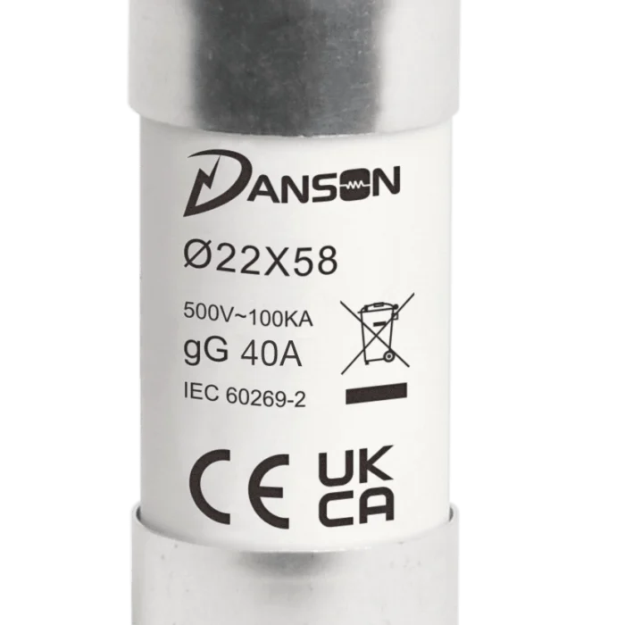Danson Fuses – 22×58mm / 30×58mm, 40A to 125A