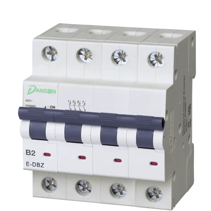 MCB 10kA 4P 4 Module 400V AC