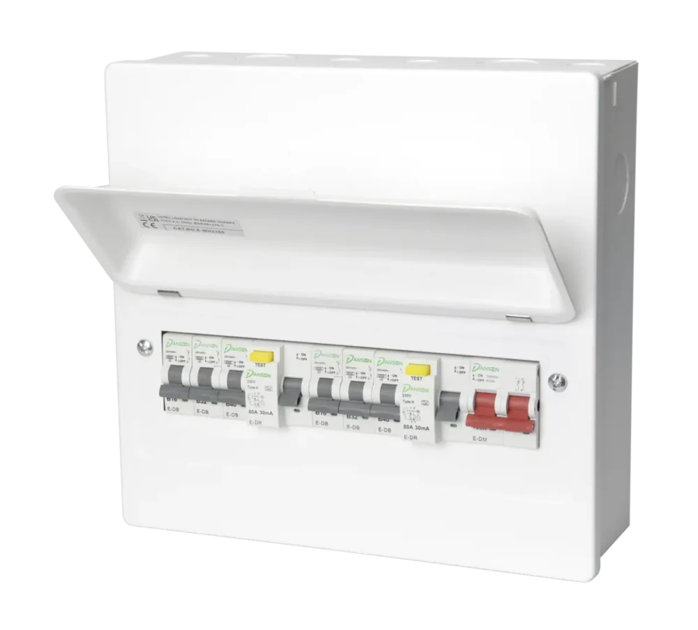 High Integrity Metal Consumer Unit SUPPLIED WITH 100A MAIN SWITCH