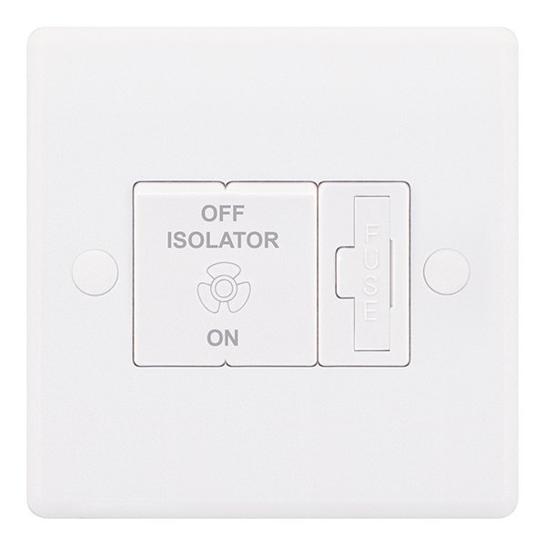 10 Amp 3 Pole Fan Isolator switch with 13A Fuse