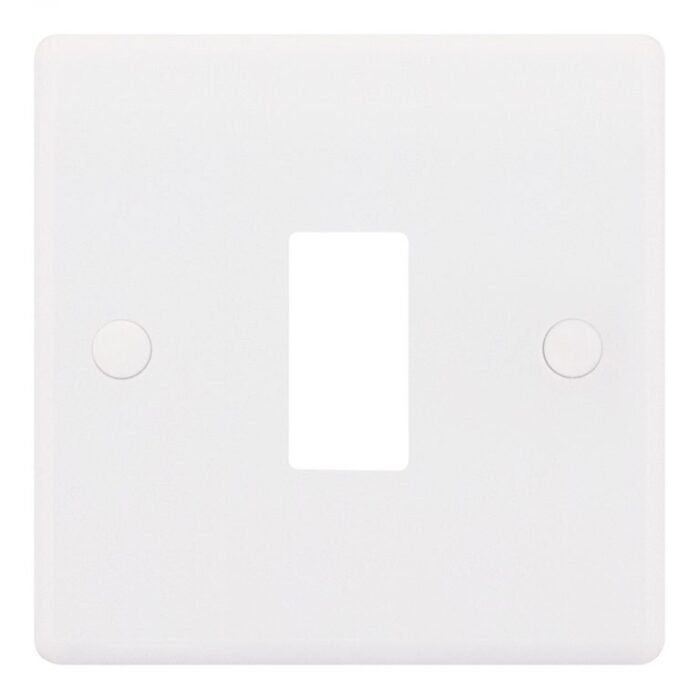 Aperture Modular Switch Plate – White