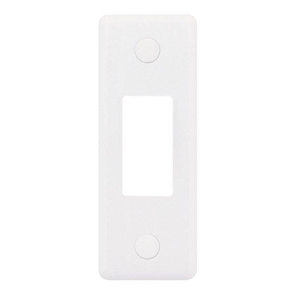 Aperture Modular Switch Plate - Architrave - White