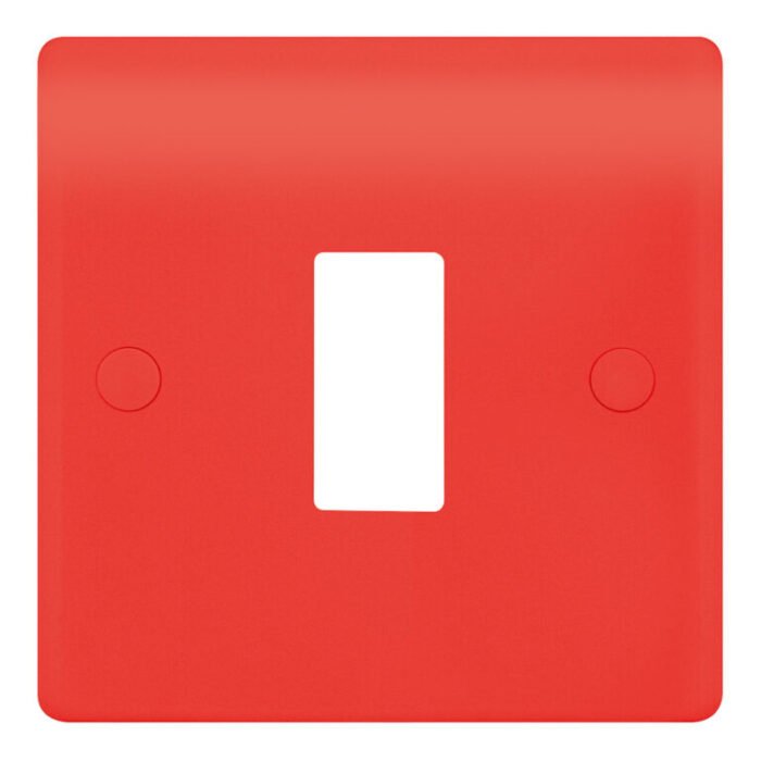 Smooth Modular Plate for use with Smooth Modules – Red