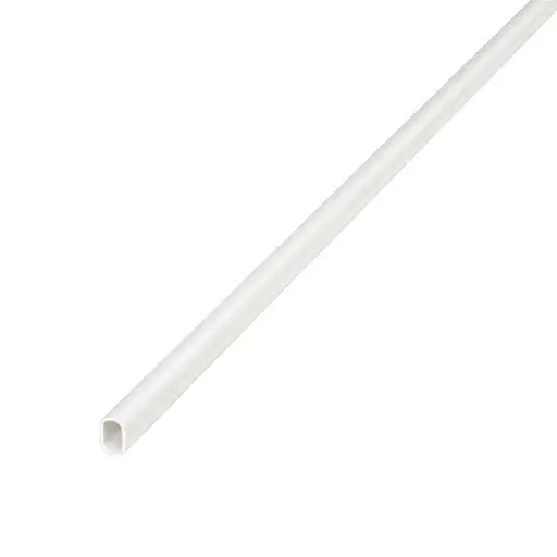 Centaur PVC Oval Conduit White (3m Length)