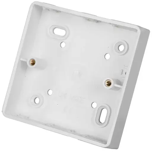 Marshall Tufflex Universal PVC Surface Box with KO's White